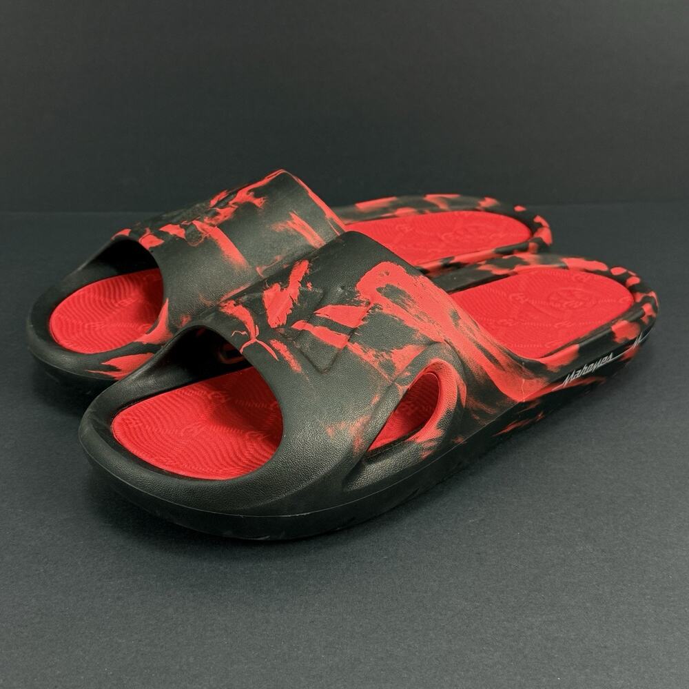 adidas Mahomes Adicane Slides Men’s Size 11 Black Red JH6548 New Without Box